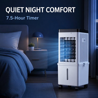 Portable Air Cooler with Remote | Quiet Cooling Fan for Home