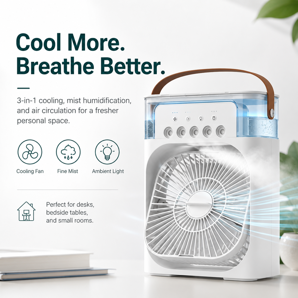 Smart Cooling Mist Fan