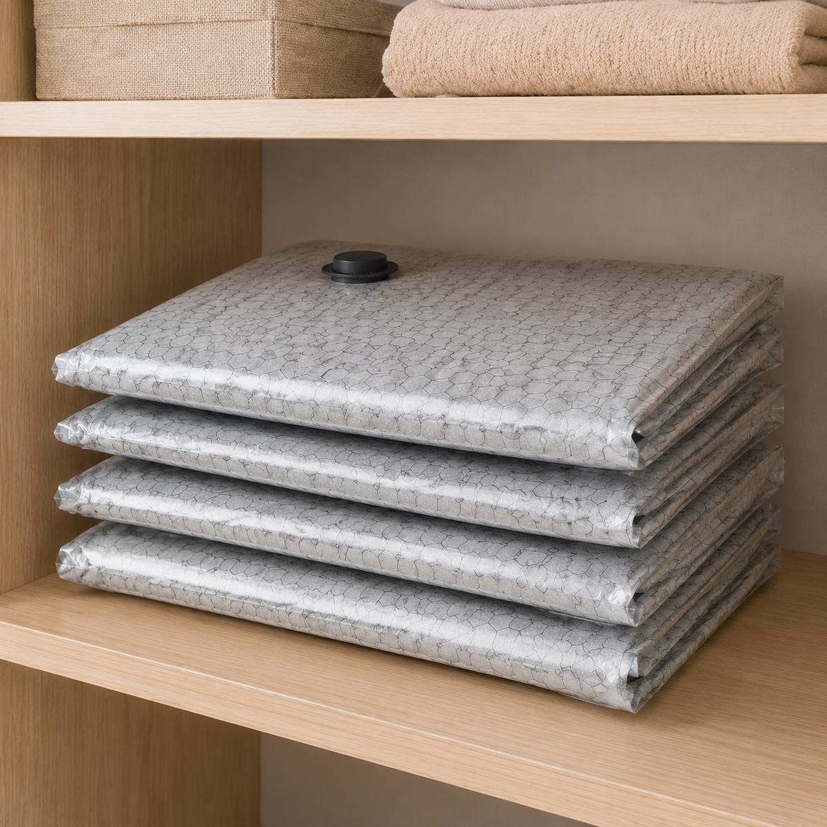 Portable Vacuum Storage Bags with Electric Pump