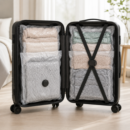 Portable Vacuum Storage Bags with Electric Pump