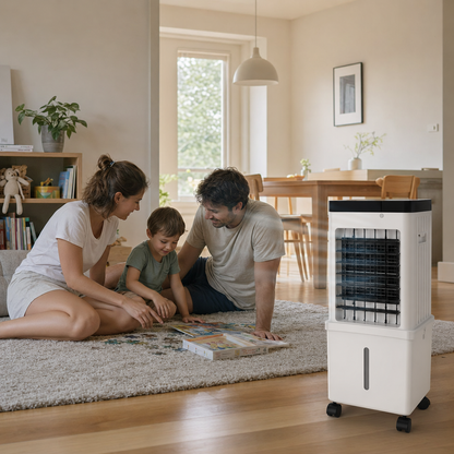 Portable Air Cooler with Remote | Quiet Cooling Fan for Home