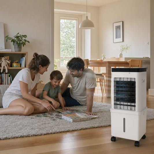 Portable Air Cooler with Remote | Quiet Cooling Fan for Home