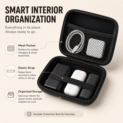 EVA Hard Shell Organizer Case – Compact Protective Storage