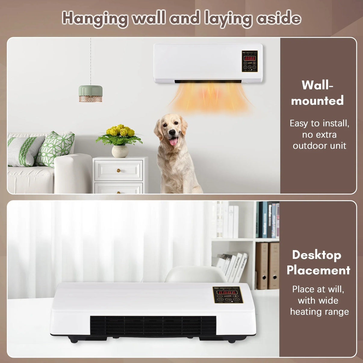 Wall-Mounted Hot & Cold Hair Dryer